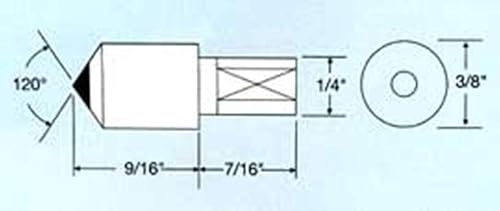 Diamond Rockwell Indenter HRC-3 Indenter for Hardness Tester - Poueer
