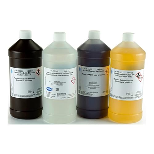 Hach 18349 Chloride Standard Solution, 1000 mg/L Cl- (NIST), 500 mL - Poueer