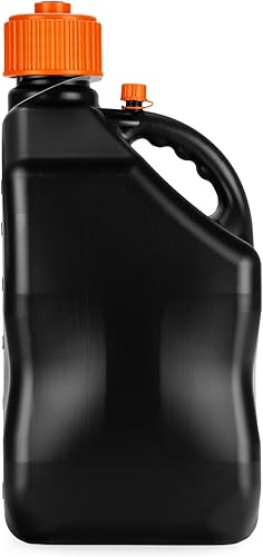VP Racing 3852-CA, 5.5 Gallon Square V-Twin Jug with Deluxe Filler Hose - Poueer