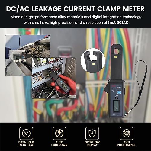 EITAI-ETCR6000B DC/AC Leakage Low Current Clamp Meter, 1mA Resolution, 0mA-60A, Φ0.7inch/18mm, Manufacturer Direct Sales, Non-Contact Clamp Meter - Poueer