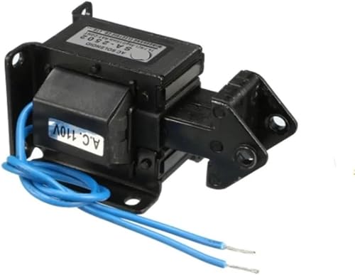 SA-2502 Lift 1.5kg Stroke 15mm AC24V AC 110V 220V AC Tractive Solenoid Electromagnet 1Pcs(AC24V) - Poueer