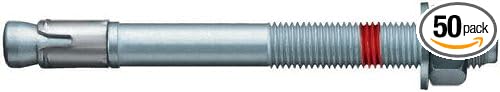 Hilti 387509 Kwik Bolt TZ Carbon Steel 3/8-Inch x 3-Inch Expansion Anchor, 50-Pack - Poueer