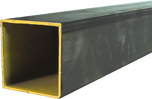 Hot Rolled Square Tubes 1-1/2' X .065' X 72' - Poueer