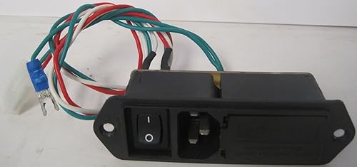 Power Entry Connector, M Series, Plug, 240 VAC, 6 A, Panel Mount, Quick Connect - Poueer