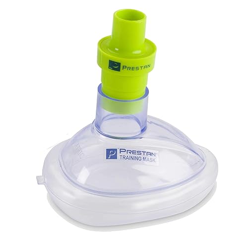 Pack of 10 Infant Training CPR Pocket Resuscitator Masks with Free Valves, PRESTAN - Poueer