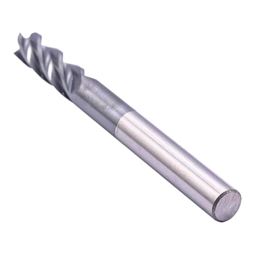 BestParts High Performance 5pcs 7/16' Solid Carbide Square End Mills, AlTiN Coated, 4 Flute, 30 Degree Helix, 7/16' Cutting Diameter, 7/16' Shank Diameter, 1' Length of Cut, 2-3/4' Overall Length - Poueer