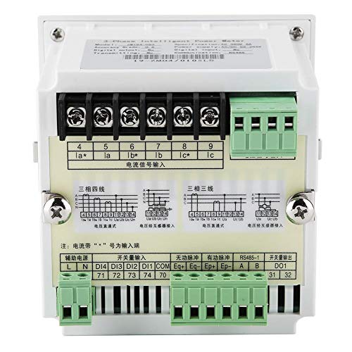 FTVOGUE Multi-Function Three-Phase Programmable Power Meter Electric Digital LED Ammeter Voltmeter,Electric Energy and Measuring Instruments - Poueer