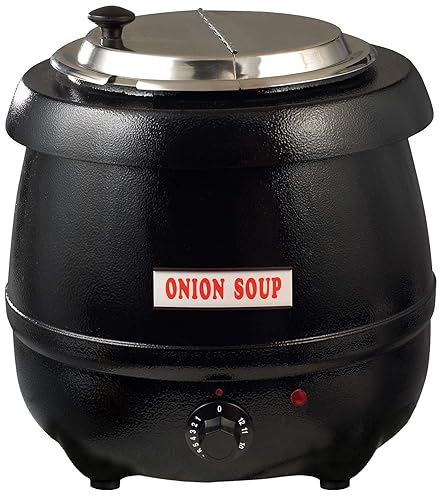 Winco Electric Soup Warmer, 10.5-Quart,Black - Poueer