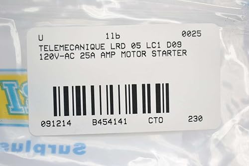 Telemecanique LRD-05 Bimetallic Overload Relay 0.63-1Amp - Poueer