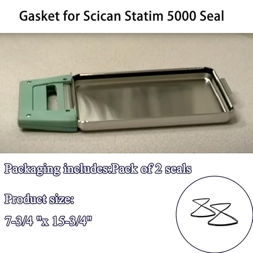Gasket (Pack of 2 Seals) Fits for Scican Statim 5000 Seal-Black - Poueer