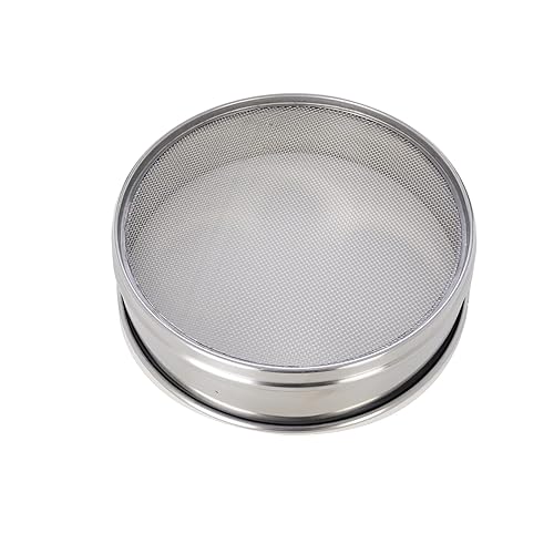 LABALPHA 300 Mesh Lab Sieves, #300 Mesh Test Sieve, 8'' Diameter, 304 Stainless Steel Wire Cloth (0.054mm) - Poueer