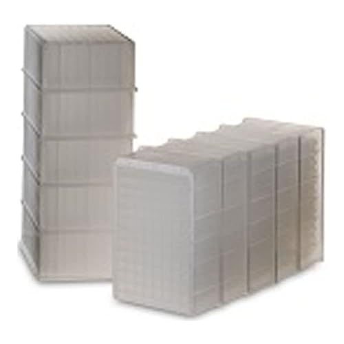 Cytiva 7701-1651 UNIPLATE Square Well Flat Bottom Collection and Analysis Microplate, 96-Well, 650 µL, Polystyrene (Pack of 50) - Poueer