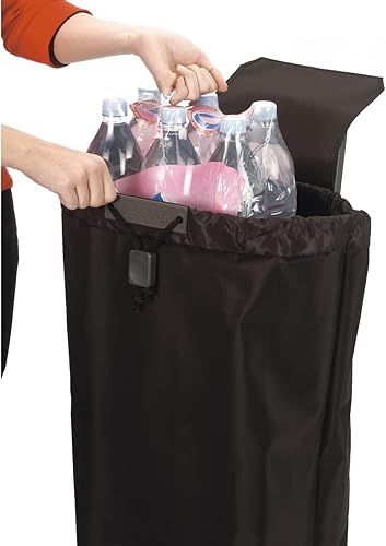 Rolser I-Max MF 4 Wheel Foldable Shopping Trolley - Orange - Poueer