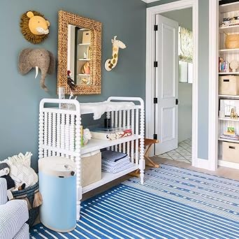 12 Gallon Trash Can, Stainless Steel Trash Can with Fingerprint-Resistant, Removal Inner Buck &Soft Close Plastic Lid, Step Garbage Can for Kitchen and Office, 45 Liter Capacity - Poueer