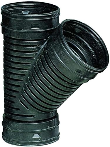 Ads Wye Corrugated Polyethylene (4 ' 45 Deg. - Pack of Two) - Poueer