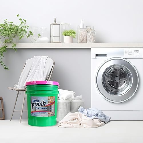 Ultra Fresh Platinum Fabric Softener Up to 640 Loads, Tropical Escape, 5 Gallon - Poueer