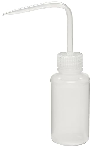 SP Bel-Art Narrow-Mouth 500ml (16oz) Polyethylene Wash Bottles; Yellow Polypropylene Cap, 28mm Closure (Pack of 6) (F11614-0500) - Poueer
