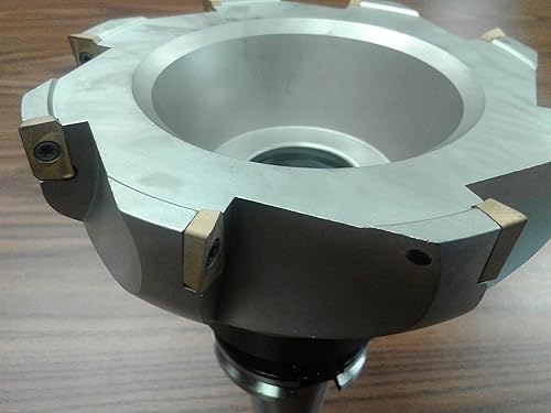 6' 90 Degree indexable face Shell Mill, milling Cutter, CAT40, APKT #Z-2526-6080 - Poueer