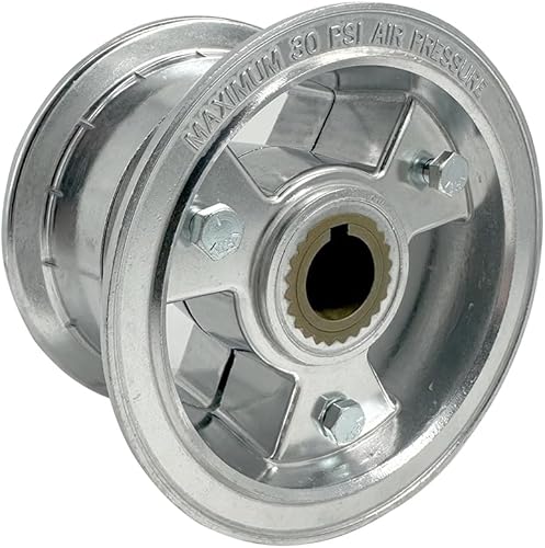 5' Tri-Star Wheel 3' Wide for Stepped Axle - Poueer