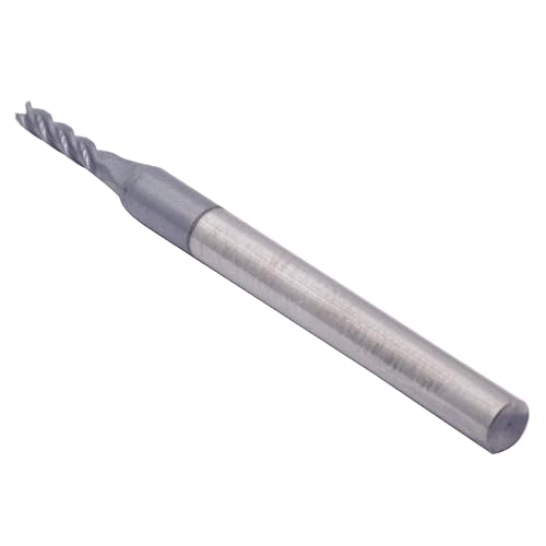 BestParts High Performance 5pcs 7/16' Solid Carbide Square End Mills, AlTiN Coated, 4 Flute, 30 Degree Helix, 7/16' Cutting Diameter, 7/16' Shank Diameter, 1' Length of Cut, 2-3/4' Overall Length - Poueer