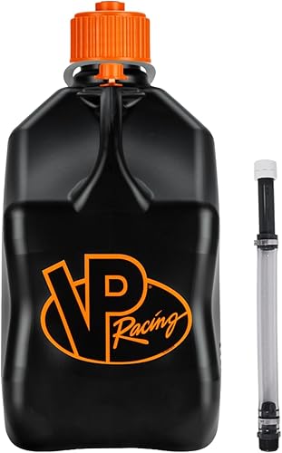 VP Racing 3852-CA, 5.5 Gallon Square V-Twin Jug with Deluxe Filler Hose - Poueer