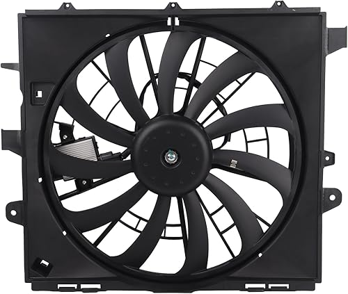 Engine Radiator Cooling Fan Fit for 2014-2015 Cadillac CTS,2013-2015 ATS,84001484 23190331 - Poueer