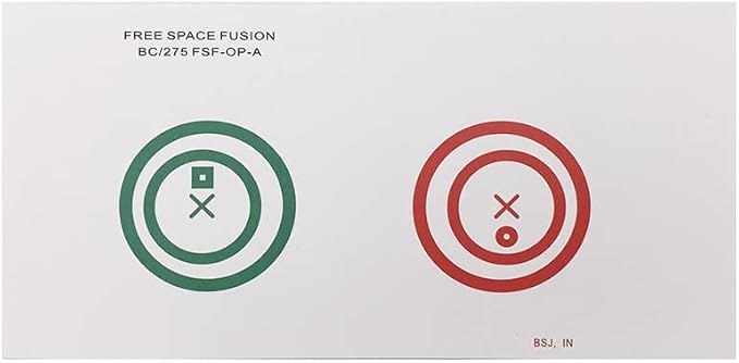 1Pcs Eccentric Circles Free Space Fusion Convergence Divergence Cards Training Tools Trainer - Poueer