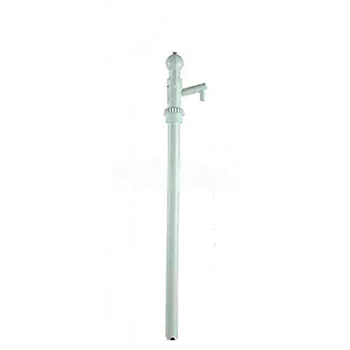 Action Pump EZ-55 Food Grade 55 Gallon Double Action Drum Pump, White - Poueer