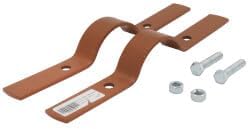 3' Copper Epoxy Coated Riser Clamp - Poueer