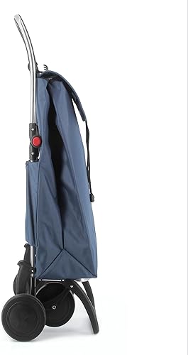 Rolser I-Max MF 4 Wheel Foldable Shopping Trolley - Orange - Poueer