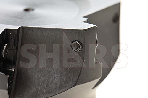 Shars 3' 90 Degree R8 Shank Indexable End Mills APKT1604 Carbide Insert 404-6978 P[ - Poueer