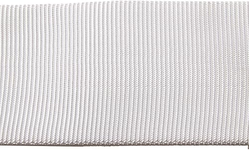 Fire Hose - 1' x 50' Lay Flat Water Hose - Made in the USA - White Forestry Firefighter Hose - Aluminum NPSH Couplings - Poueer