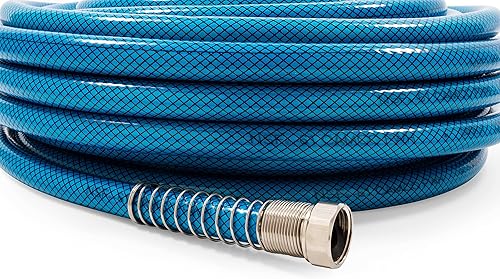 Camco 100' Heavy-Duty Contractor's Water Hose - Premium Reinforced Outdoor Hose (22883) - Poueer