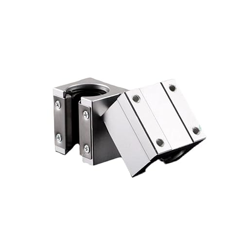 Linear Rail Guide SBR12-47.24 inch / 1200mm 1Pcs Linear Rail + 2Pcs 12mm SBR12UU Bearing Blocks, 12mm Linear Motion Slide Guide Rail with Ball Bearings Sliding Block as Heavy Duty CNC Kit - Poueer