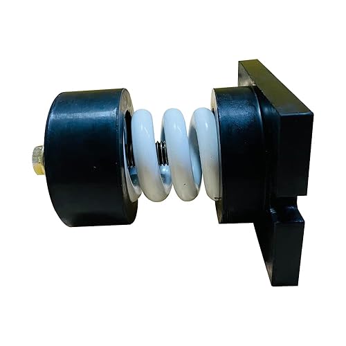 Cup Spring Mount Isolator, Steel Unhoused Spring Mount Vibrationv 1322 lbs Capacity, 1' Deflection (Black, Pack of 4) - Poueer