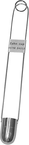 Zahn Cup Viscometer Dip Type Immersion Viscosity 44ml Cup Volume No.3 - Poueer
