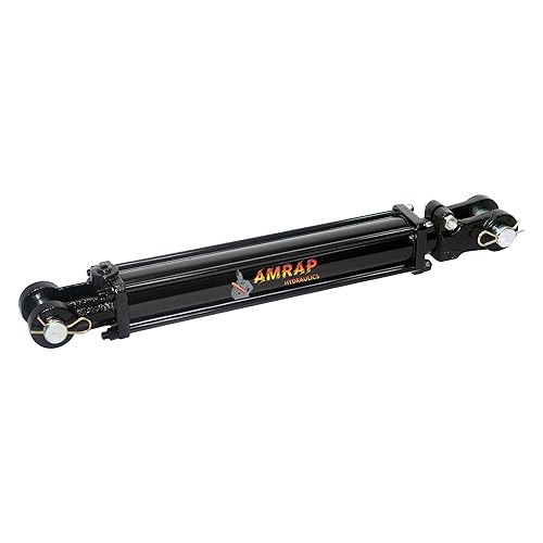2.5x16 Tie Rod Hydraulic Cylinder - Double Acting Hydraulic Tie-Rod Cylinder 2.5 Inch Bore x 16 Inch Stroke, 3/8' NPT Ports, 2500 PSI - Poueer