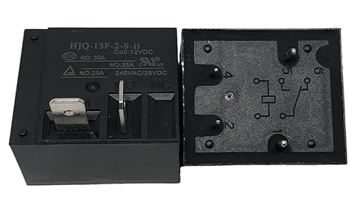 1Pcs HJQ-15F-2-S-H 12VDC ; HJQ-15FM-2-S-H 24VDC ; (T91A-30A/40A) Relay 4pins(HJQ-15FM-2-S-H 24VDC) - Poueer