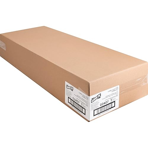 Genuine Joe 02407 Lobby Dust Pan Combo Kit, 2-Way Handle, Black - Poueer