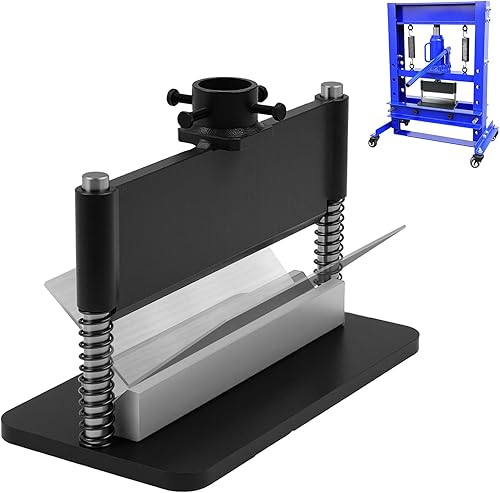 12' Press Brake Attachment, Hydraulic Press Accessories Kit, Dual Spring Design, Heavy Duty Metal Bending Tool For Standard 12/20 Ton Hydraulic Shop Presses - Poueer