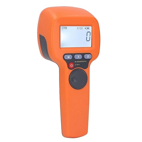 LED Stroboscope, Digital Handheld Stroboscope, 6099999 RPM Tach Tester, PortableRechargeable Non Strobe Tachometer with 0.001, Tachometers - Poueer