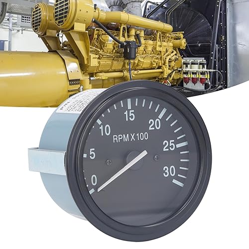 Engine Tachometer 3031734 Digital Timer0 Instrument Box Pressure Gauge Generator Set Instrument Box 0 3000Rpm 10 32Vdc Tachometer Tachometers - Poueer