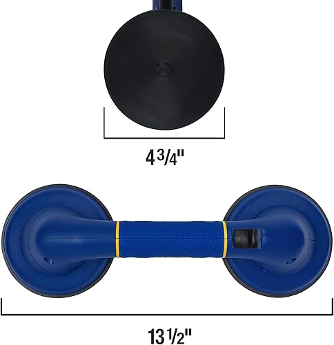 QEP ProMAXGrip Double Suction Cup - 175 lbs. Lifting Capacity - Poueer