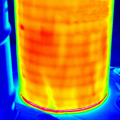 WG15 Insulated Drum Band Heater - Barrel Heater, Fixed Internal Thermostat Max Temp 145 F,Tan - Poueer
