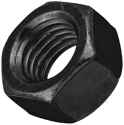 4 Inch Black Oxide Stud and Hex Nut, B7 Grade, 5/8'-11, All Thread, Sterling Seal & Supply (Pack of 8) - Poueer