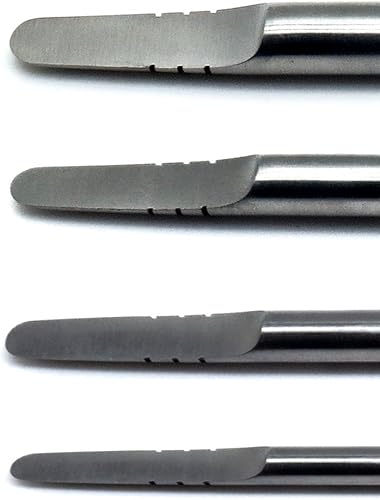 Dental Chisels 8 Pieces Ridge Standard Implant Bone Splitting Periodontal Extracting Instruments - Poueer