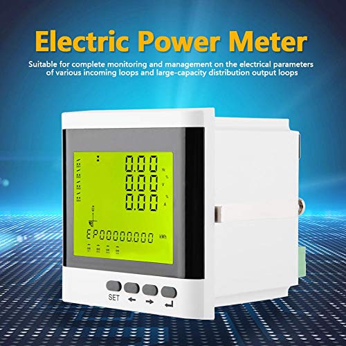 FTVOGUE Multi-Function Three-Phase Programmable Power Meter Electric Digital LED Ammeter Voltmeter,Electric Energy and Measuring Instruments - Poueer