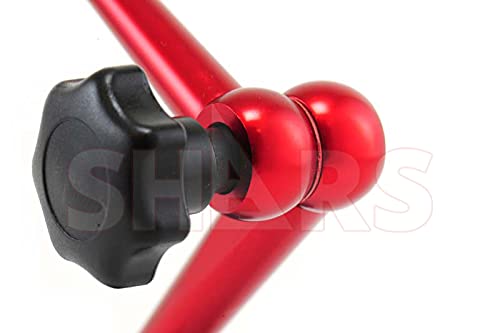 Shars 1' Dial Indicator Black Face 0.0005' w/Magnetic Base Kit 303-2722B S] - Poueer