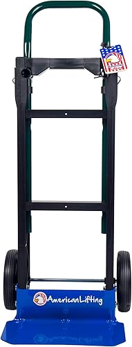 400 lb Capacity Ultra Lightweight Super Strong Nylon Convertible Hand Truck & Dolly - Poueer