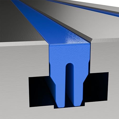 T-Slot Cover 5/8” for Milling Machine by Edge Technology (Blue) - Poueer